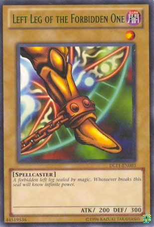 Left Leg of the Forbidden One (Green) [DL11-EN003] Rare | Game Master's Emporium (The New GME)