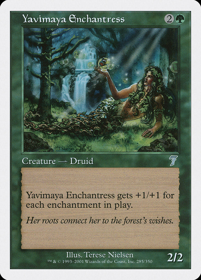 Yavimaya Enchantress [Seventh Edition] | Game Master's Emporium (The New GME)