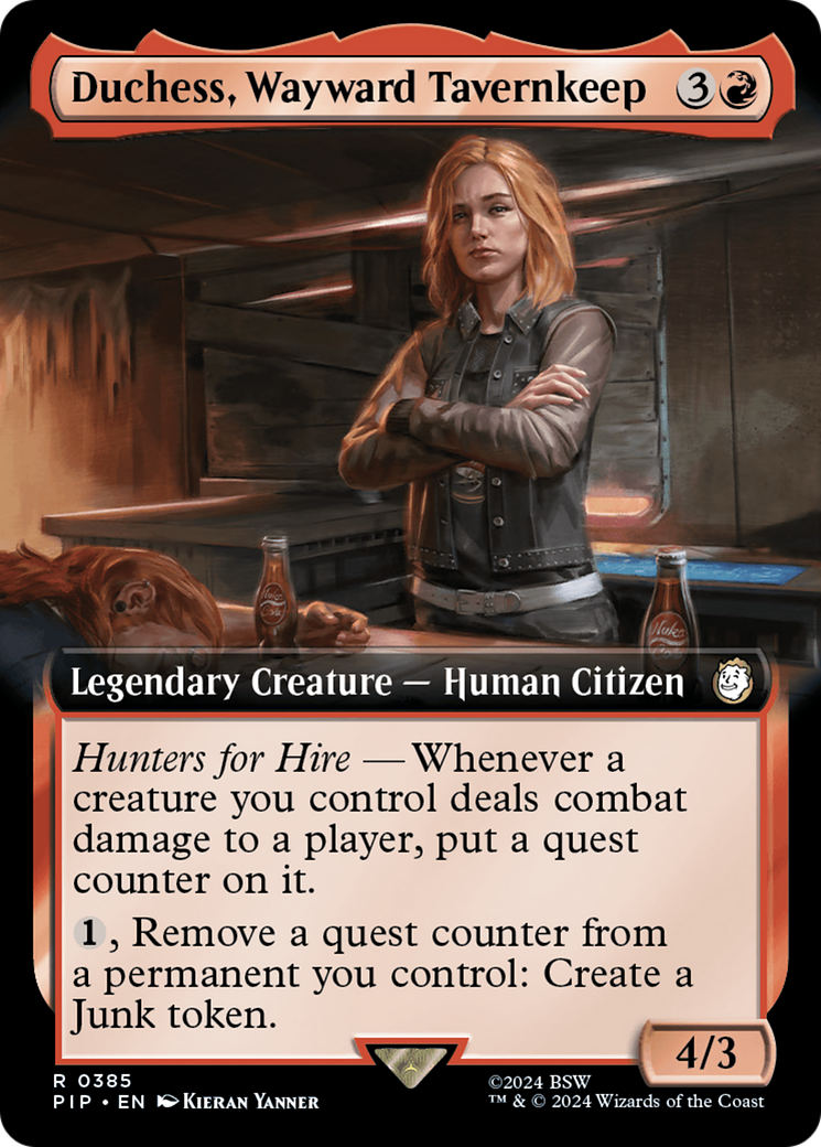 Duchess, Wayward Tavernkeep (Extended Art) [Fallout] | Game Master's Emporium (The New GME)