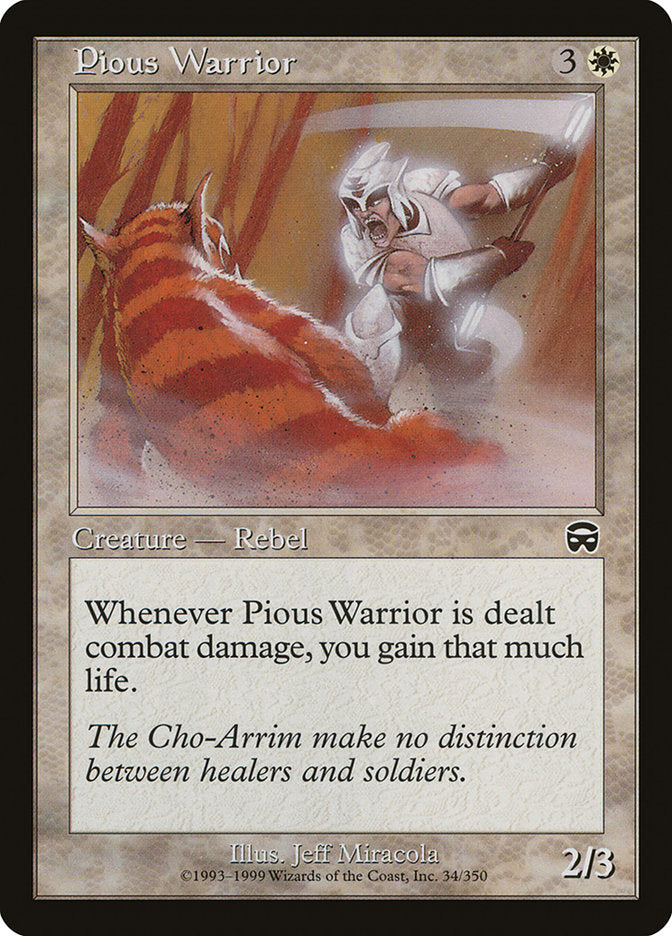 Pious Warrior [Mercadian Masques] | Game Master's Emporium (The New GME)