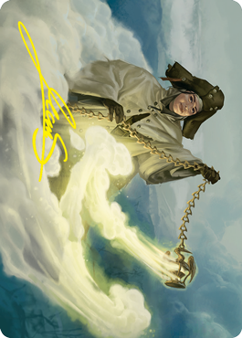 Traveling Minister Art Card (Gold-Stamped Signature) [Innistrad: Crimson Vow Art Series] | Game Master's Emporium (The New GME)