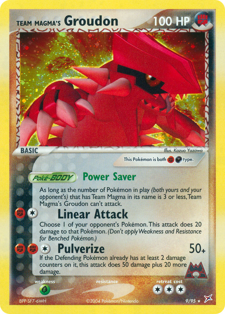 Team Magma's Groudon (9/95) (Theme Deck Exclusive) [EX: Team Magma vs Team Aqua] | Game Master's Emporium (The New GME)