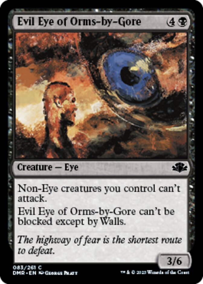 Evil Eye of Orms-by-Gore [Dominaria Remastered] | Game Master's Emporium (The New GME)