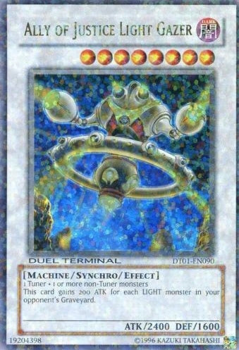 Ally of Justice Light Gazer [DT01-EN090] Ultra Rare | Game Master's Emporium (The New GME)