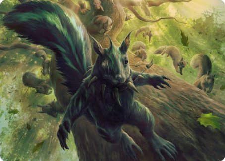 Chatterfang, Squirrel General Art Card (68) [Modern Horizons 2 Art Series] | Game Master's Emporium (The New GME)