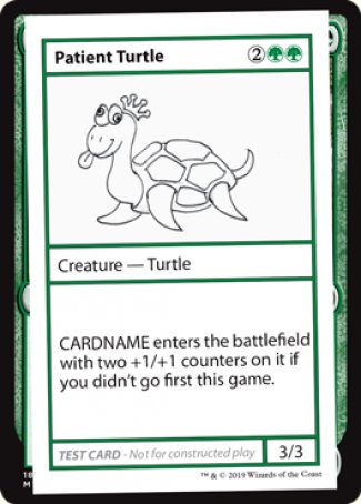 Patient Turtle (2021 Edition) [Mystery Booster Playtest Cards] | Game Master's Emporium (The New GME)