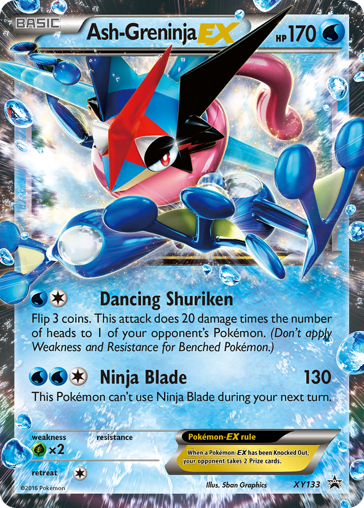 Ash-Greninja EX (XY133) [XY: Black Star Promos] | Game Master's Emporium (The New GME)