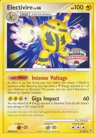 Electivire (3/130) (Regional Championship Promo) [Diamond & Pearl: Base Set] | Game Master's Emporium (The New GME)