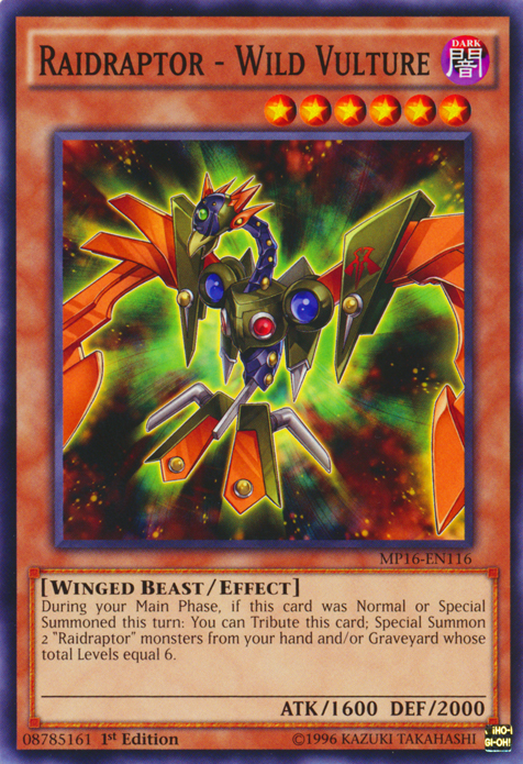 Raidraptor - Wild Vulture [MP16-EN116] Common | Game Master's Emporium (The New GME)