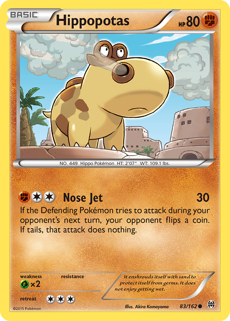 Hippopotas (83/162) [XY: BREAKthrough] | Game Master's Emporium (The New GME)