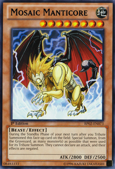 Mosaic Manticore [BP02-EN073] Mosaic Rare | Game Master's Emporium (The New GME)