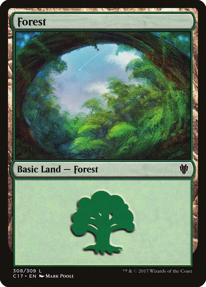 Forest (308) [Commander 2017] | Game Master's Emporium (The New GME)