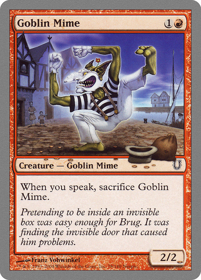 Goblin Mime [Unhinged] | Game Master's Emporium (The New GME)