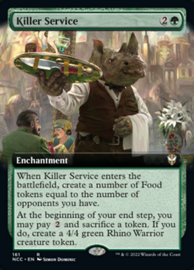 Killer Service (Extended Art) [Streets of New Capenna Commander] | Game Master's Emporium (The New GME)