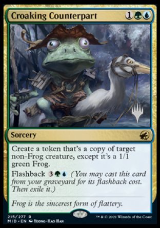 Croaking Counterpart (Promo Pack) [Innistrad: Midnight Hunt Promos] | Game Master's Emporium (The New GME)