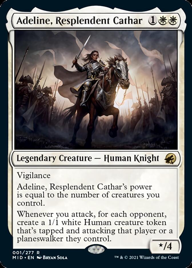 Adeline, Resplendent Cathar [Innistrad: Midnight Hunt] | Game Master's Emporium (The New GME)