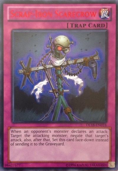 Scrap-Iron Scarecrow (Green) [DL18-EN018] Rare | Game Master's Emporium (The New GME)