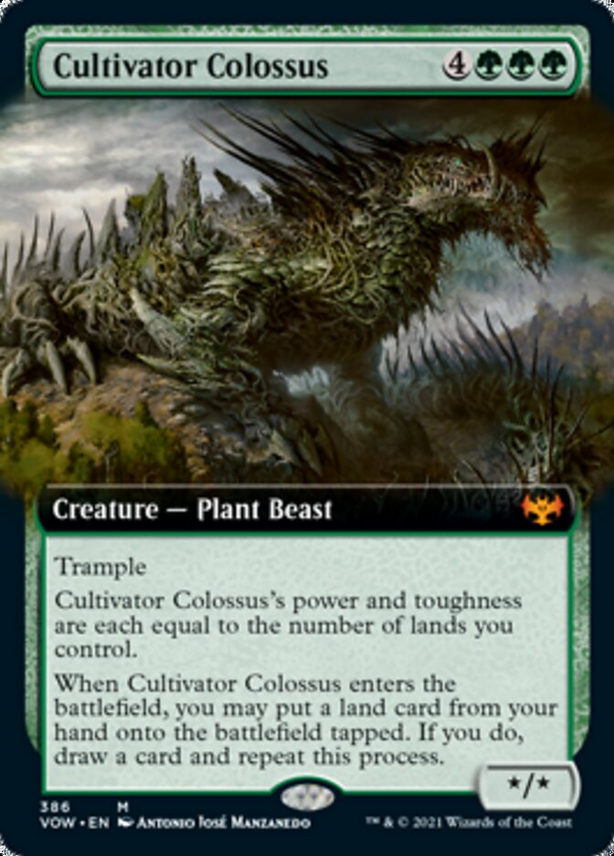 Cultivator Colossus (Extended Art) [Innistrad: Crimson Vow] | Game Master's Emporium (The New GME)