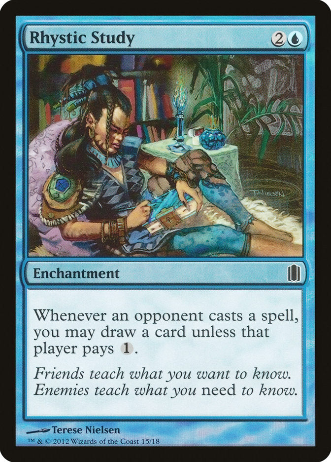Rhystic Study [Commander's Arsenal] | Game Master's Emporium (The New GME)