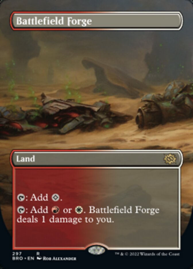 Battlefield Forge (Borderless Alternate Art) [The Brothers' War] | Game Master's Emporium (The New GME)