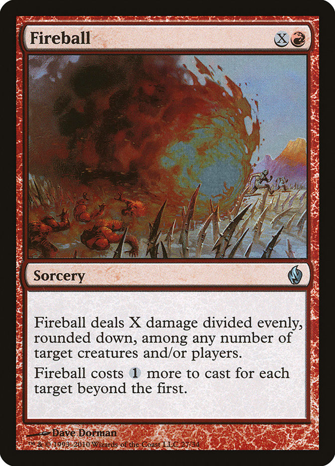 Fireball [Premium Deck Series: Fire and Lightning] | Game Master's Emporium (The New GME)