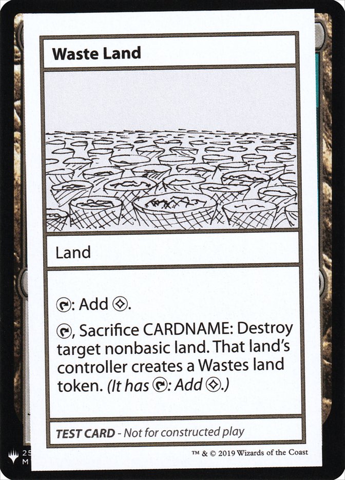 Waste Land [Mystery Booster Playtest Cards] | Game Master's Emporium (The New GME)