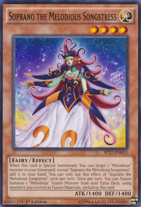 Soprano the Melodious Songstress [SP17-EN013] Common | Game Master's Emporium (The New GME)