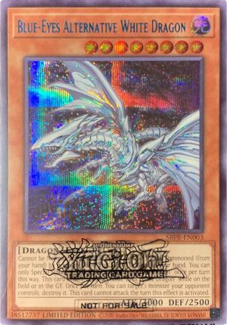 Blue-Eyes Alternative White Dragon [SBPR-EN003] Secret Rare | Game Master's Emporium (The New GME)