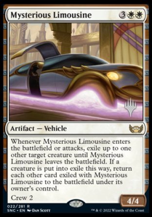 Mysterious Limousine (Promo Pack) [Streets of New Capenna Promos] | Game Master's Emporium (The New GME)