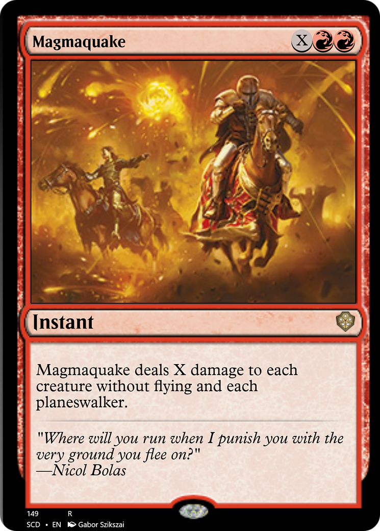 Magmaquake [Starter Commander Decks] | Game Master's Emporium (The New GME)