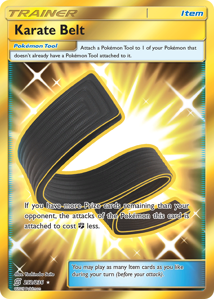 Karate Belt (252/236) [Sun & Moon: Unified Minds] | Game Master's Emporium (The New GME)