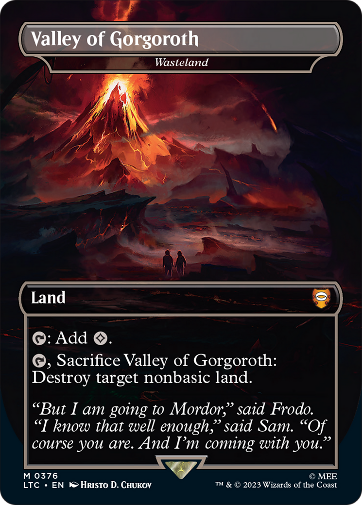 Valley of Gorgoroth - Wasteland [The Lord of the Rings: Tales of Middle-Earth Commander] | Game Master's Emporium (The New GME)