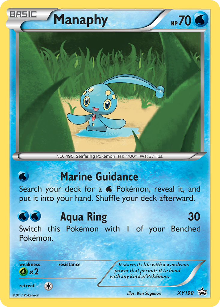 Manaphy (XY190) [XY: Black Star Promos] | Game Master's Emporium (The New GME)