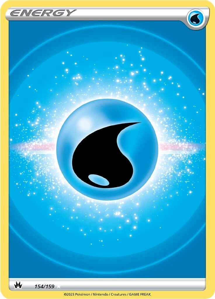 Water Energy (154/159) (Texture Full Art) [Sword & Shield: Crown Zenith] | Game Master's Emporium (The New GME)