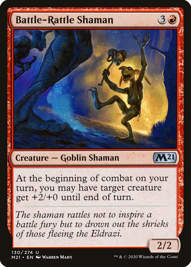 Battle-Rattle Shaman [Core Set 2021] | Game Master's Emporium (The New GME)