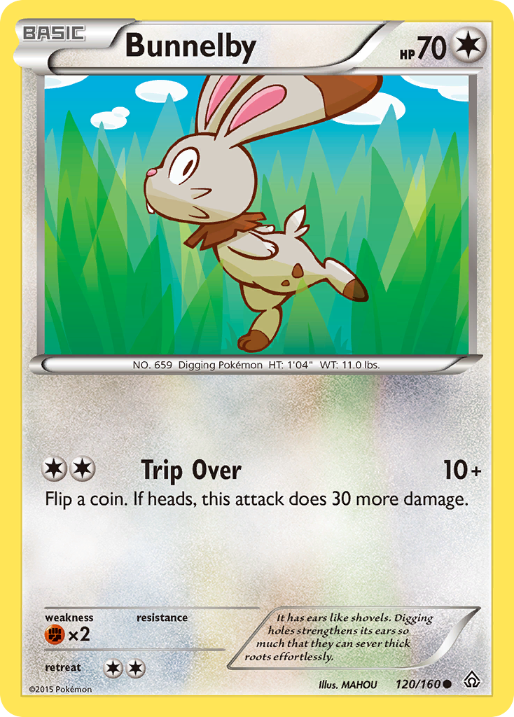 Bunnelby (120/160) [XY: Primal Clash] | Game Master's Emporium (The New GME)