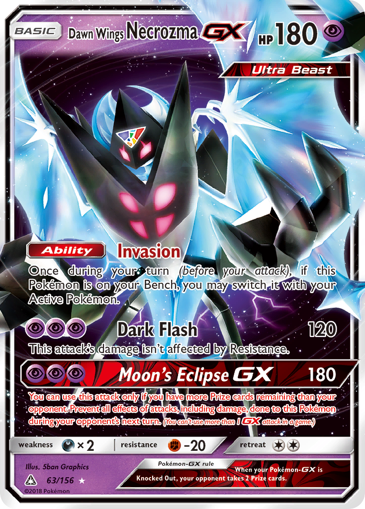 Dawn Wings Necrozma GX (63/156) [Sun & Moon: Ultra Prism] | Game Master's Emporium (The New GME)