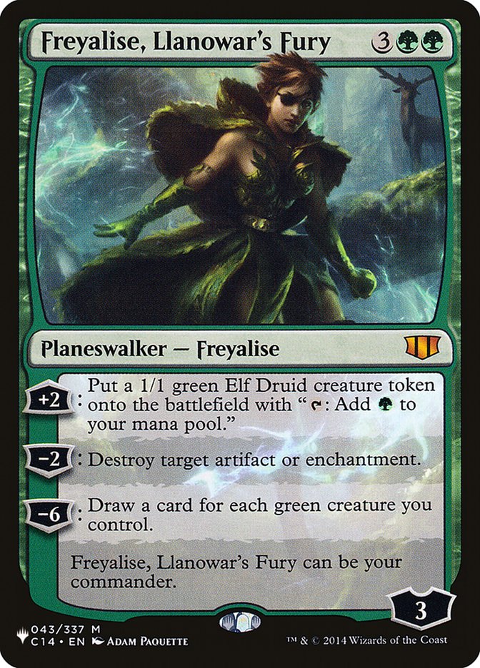 Freyalise, Llanowar's Fury [The List] | Game Master's Emporium (The New GME)