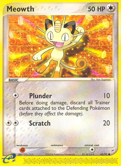 Meowth (42/95) [EX: Team Magma vs Team Aqua] | Game Master's Emporium (The New GME)