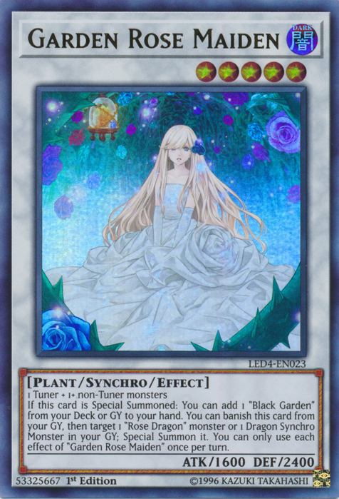 Garden Rose Maiden [LED4-EN023] Ultra Rare | Game Master's Emporium (The New GME)