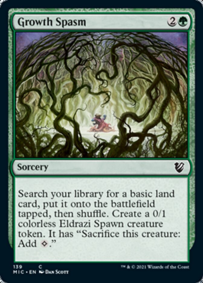 Growth Spasm [Innistrad: Midnight Hunt Commander] | Game Master's Emporium (The New GME)
