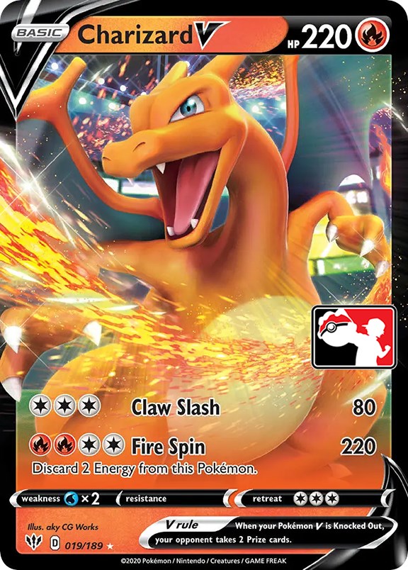Charizard V (019/189) [Prize Pack Series One] | Game Master's Emporium (The New GME)