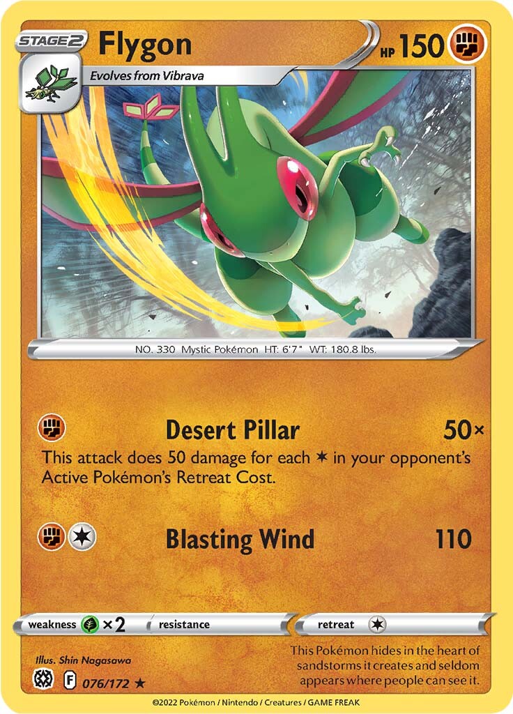 Flygon (076/172) [Sword & Shield: Brilliant Stars] | Game Master's Emporium (The New GME)