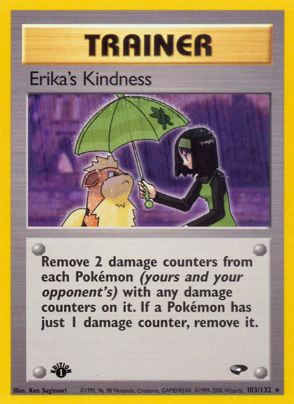 Erika's Kindness (103/132) [Gym Challenge 1st Edition] | Game Master's Emporium (The New GME)