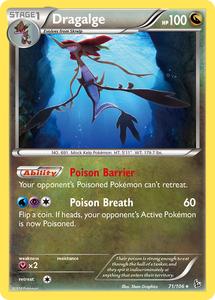 Dragalge (71/106) [XY: Flashfire] | Game Master's Emporium (The New GME)