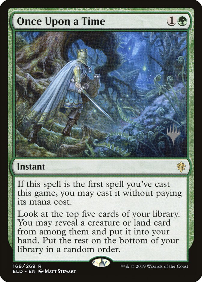 Once Upon a Time (Promo Pack) [Throne of Eldraine Promos] | Game Master's Emporium (The New GME)