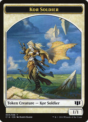 Kor Soldier // Pegasus Double-Sided Token [Commander 2014 Tokens] | Game Master's Emporium (The New GME)