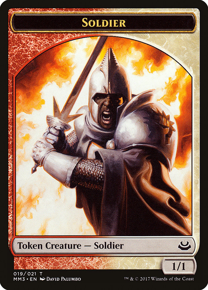 Soldier Token (019/021) [Modern Masters 2017 Tokens] | Game Master's Emporium (The New GME)