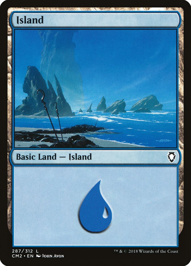 Island (287) [Commander Anthology Volume II] | Game Master's Emporium (The New GME)