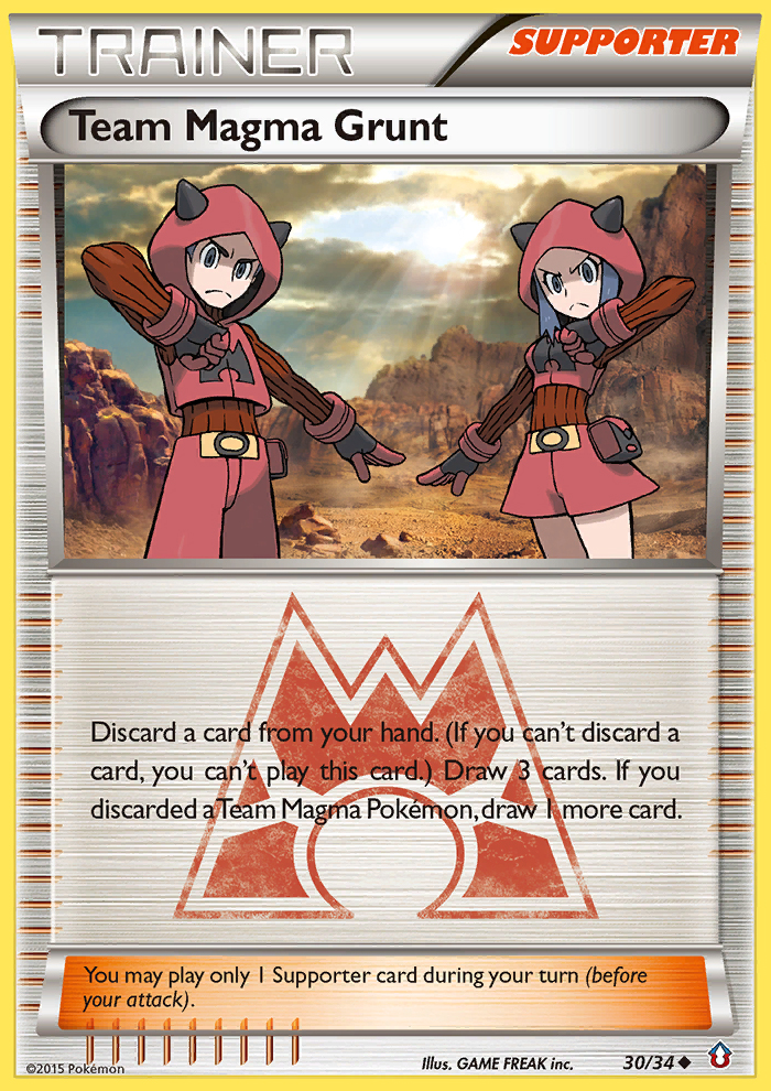 Team Magma Grunt (30/34) [XY: Double Crisis] | Game Master's Emporium (The New GME)